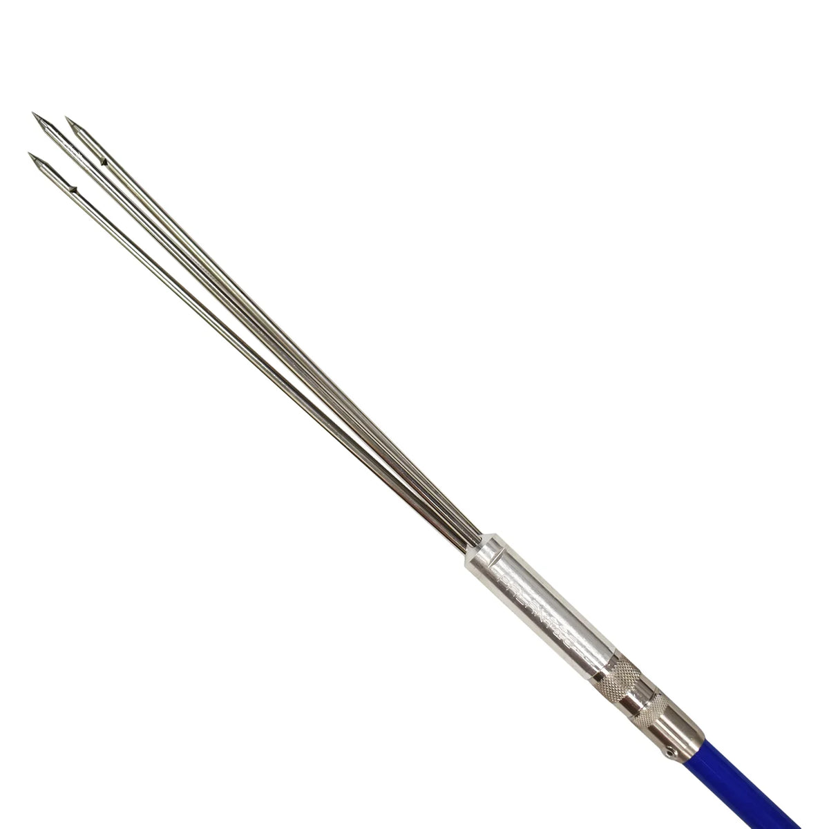 Scuba Choice Heavy Duty 7ft Blue Fiberglass Midnight Alum Pole Spear w/3 Prong Tip