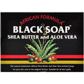 Madina African Dark Soap Shea Butter and Aloe Vera, 3.5 oz (Pack of 12)