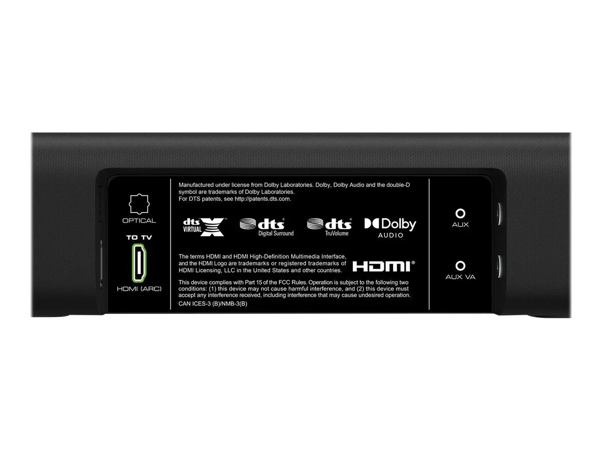VIZIO V51-H6 - V-Series - sound bar system - for home theater - 5.1-channel - wireless - Bluetooth