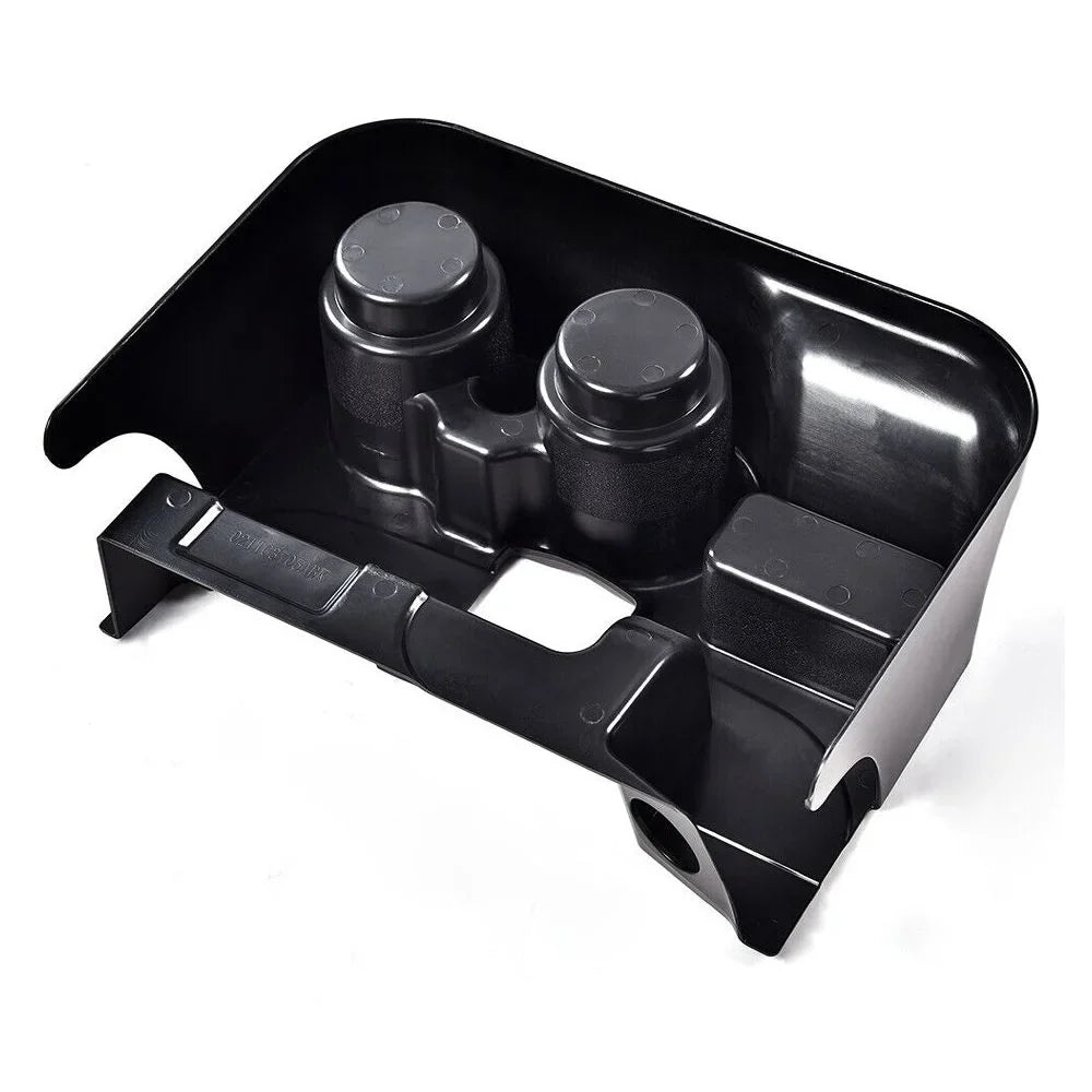 Teledu Fit For 03-12 Dodge Ram 1500 2500 3500 Matte Dark Center Console Cup Holder