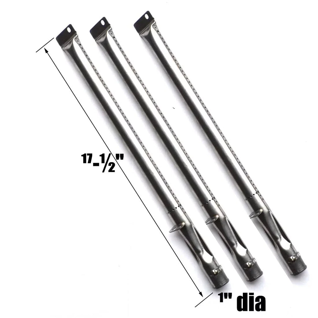 Replacement Grill Burner for Grill Chef GC616, GC816, Brinkmann 855-4624-S, Gas Models, 3-Pack