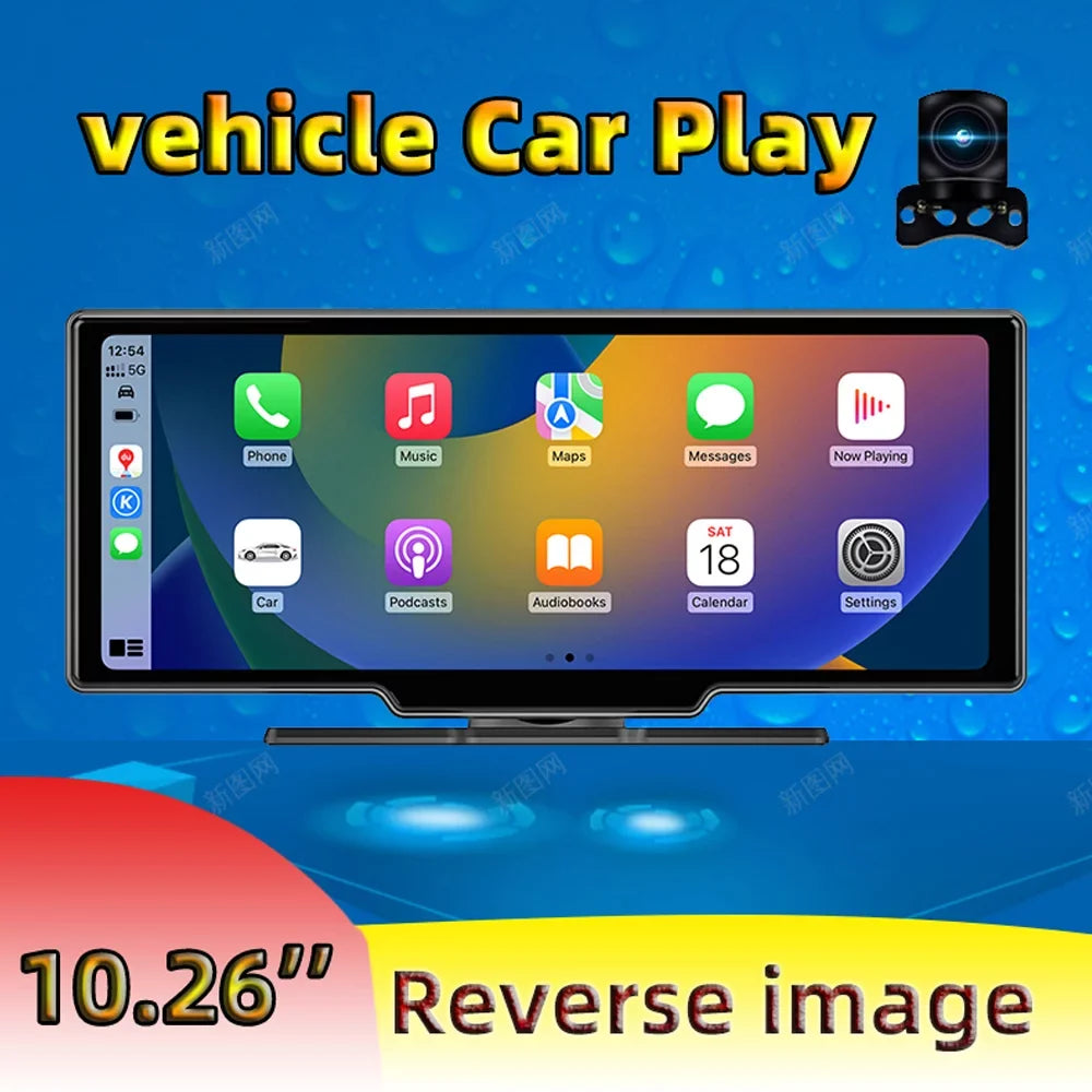 Docooler Multi-language Car Video Recorder Car Camera Auto Camcorder 10.26in Car Rearview Camera Mobilephone APP Control Car Multi- BT AUX Car Console