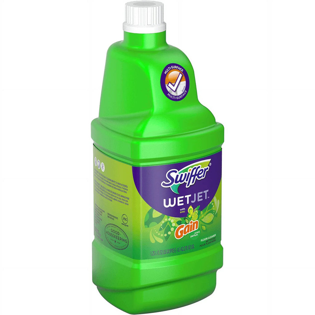 Swiffer WetJet Cleaning - All Purpose Gain System, 1.25L(4/Case)