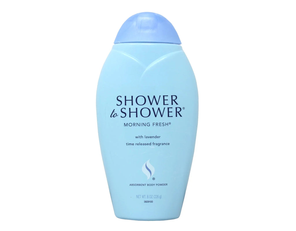 5 Pack - Shower To Shower Absorbent Body Powder Morning Fresh 8 oz Each