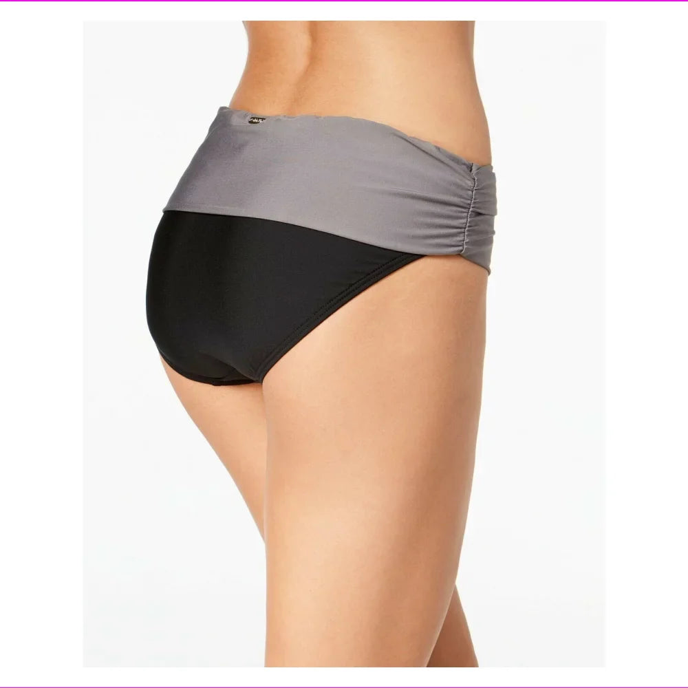Calvin Klein Foldover Bikini Bottoms in Dark Large