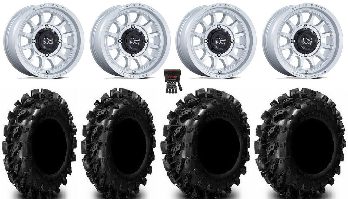Dark Rhino Rapid 14" Wheels Si 28" Swamp Lite Tires Polaris RZR XP 1000 / PRO XP / Ranger XP 900/1000