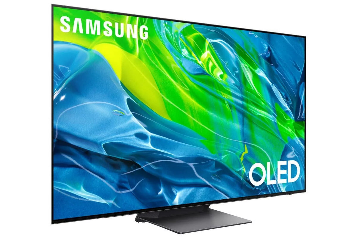 SAMSUNG Inch Class OLED 4K S95B Series - Quantum HDR OLED Self-Illuminating LED Smart TV with a Sanus VLT7-B2 42"- 90" Large Advanced Tilt 4D TV Wall Mount (2022)