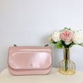 Tory Burch 149929 Emerson Top Handle Patent Leather Crossbody Bag IN CLAY PINK