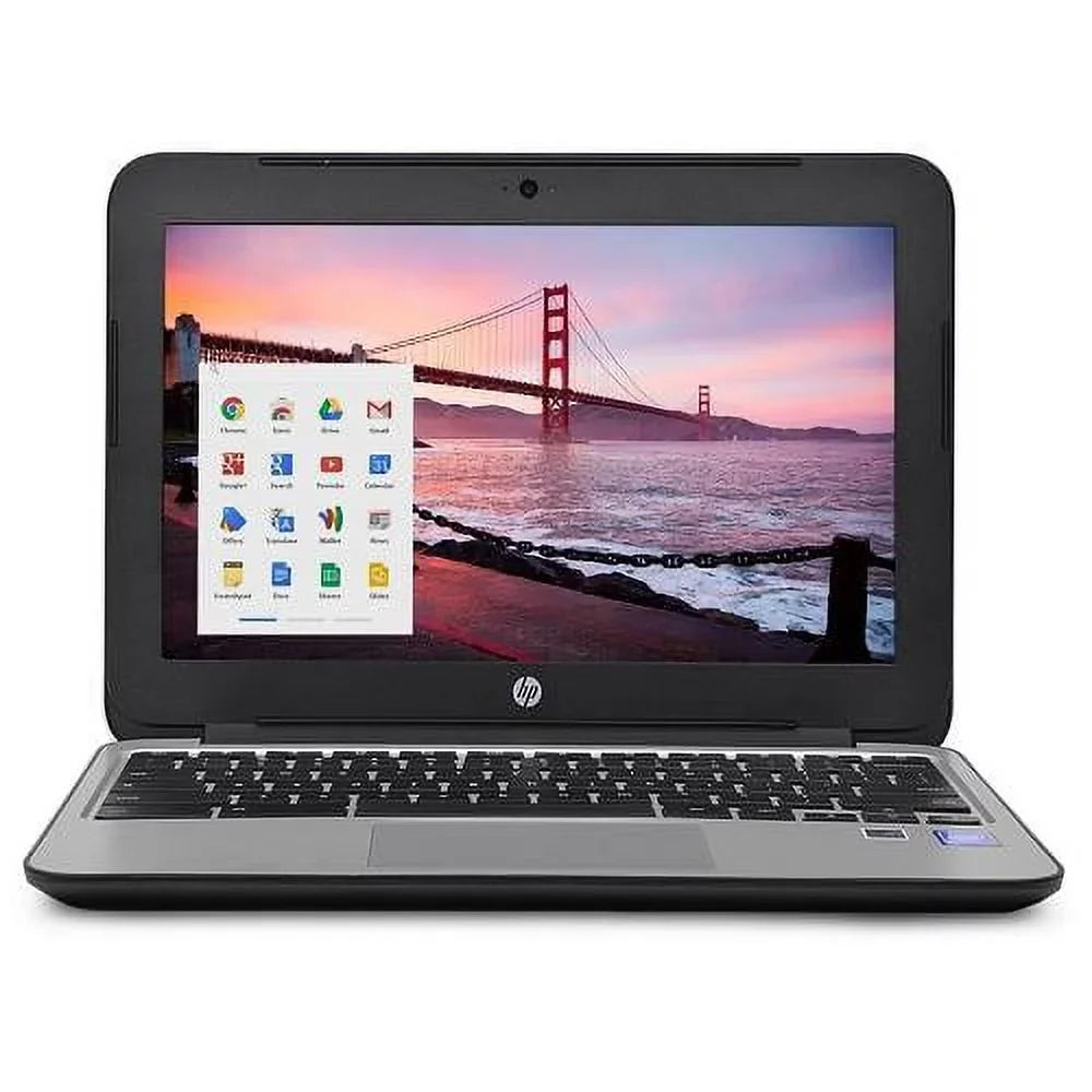 Restored MP HP Chromebook 11 G3 Celeron N2840 Dual-Core 2.16GHz 2GB 16GB SSD 11.6" LED Chromebook Chrome OS w/Cam & BT Onyx (Refurbished)