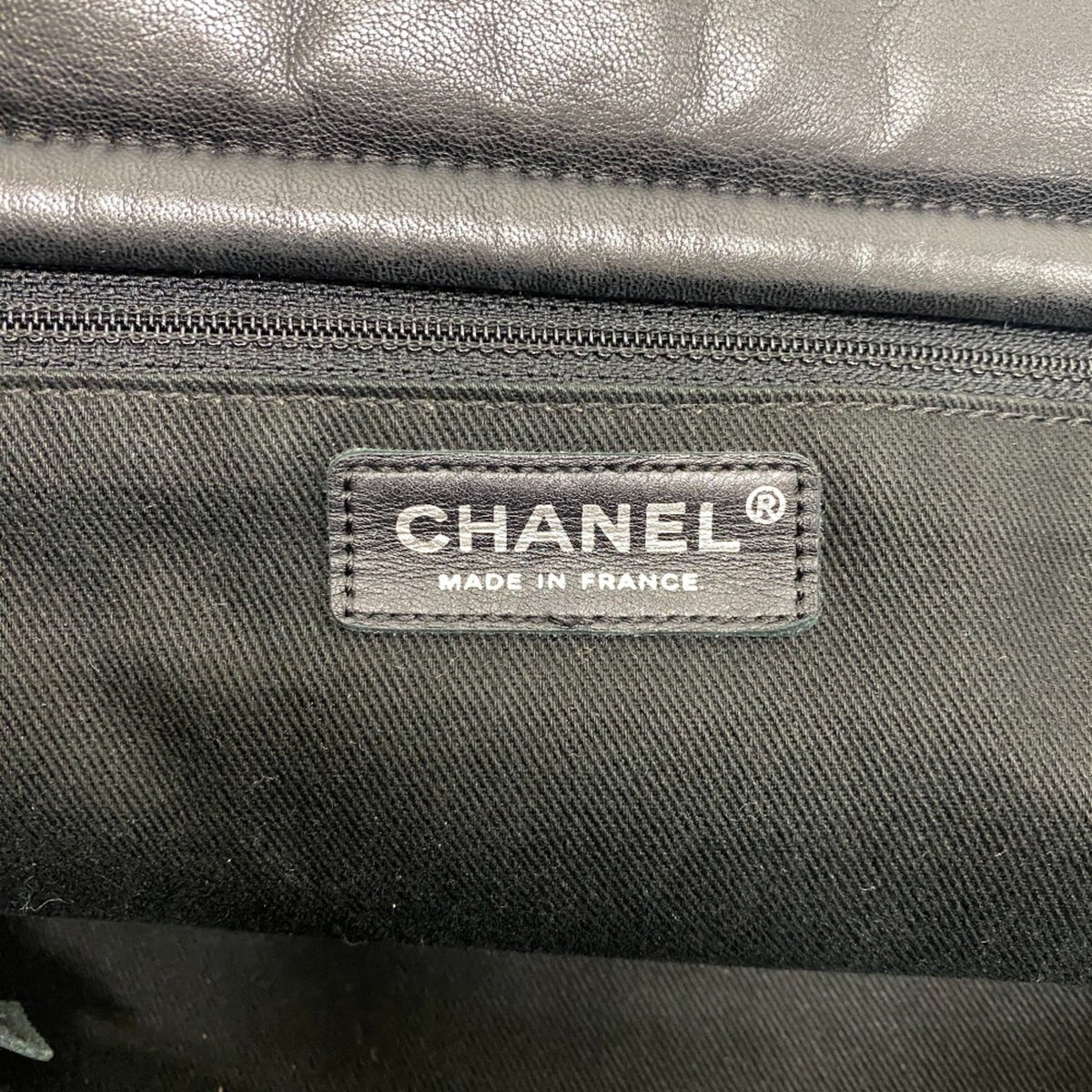 Pre-Owned CHANEL Bubble Quilt Chain Shoulder Coco Mark Handbag Charcoal Women's Z0005974 (Fair)