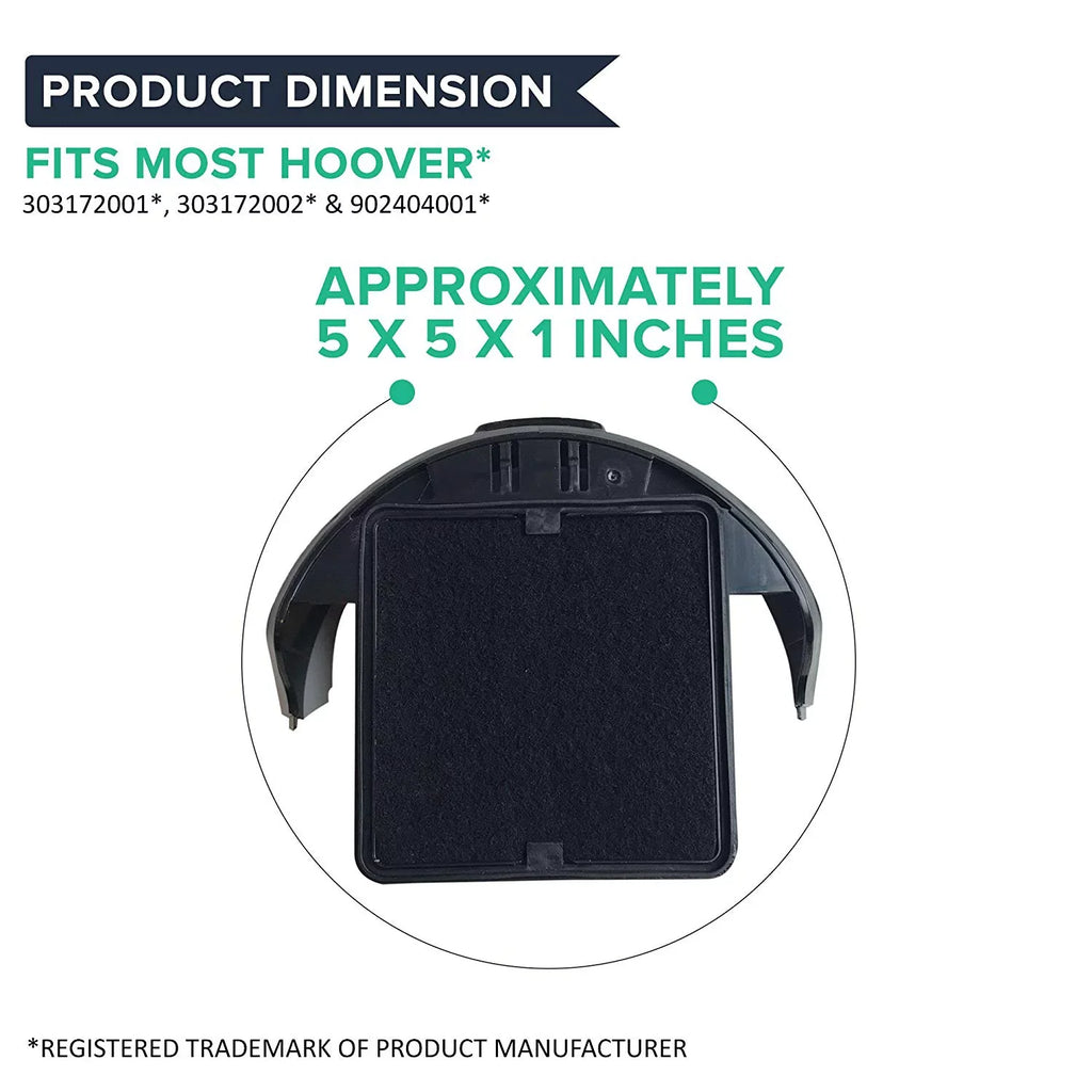 1 Pack of Crucial Vacuum Filters Compatible With Hoover Windtunnel, Rewind T-Series HEPA Style Cartridge Filter; Fits Part # 303172001 303172002 902404001 Models: UH70120 UH70600 UH70601 UH70603 Bulk