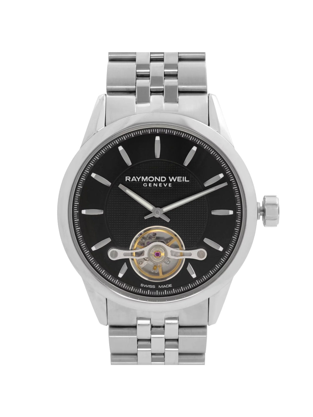 Raymond Weil Freelancer 42mm Steel Midnight Dial Automatic Mens Watch 2780-ST-20001