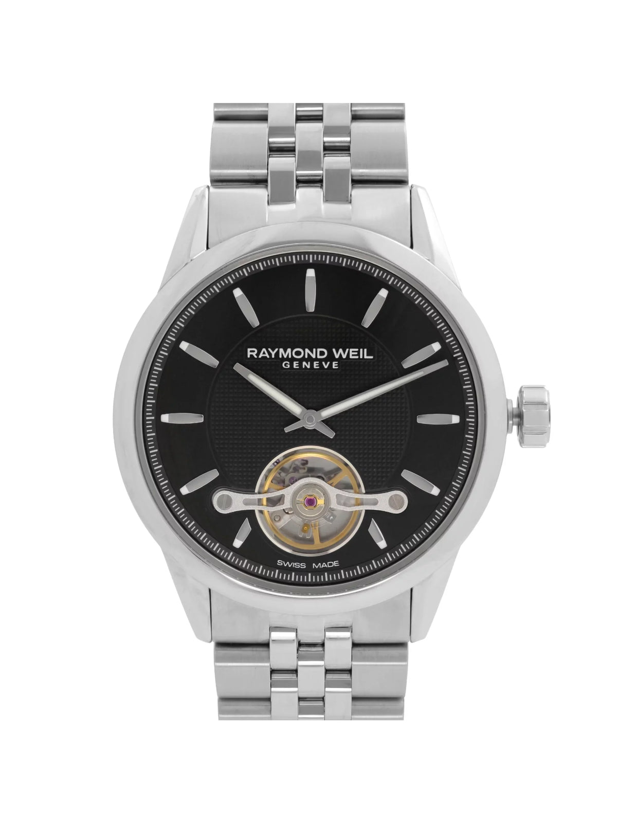 Raymond Weil Freelancer 42mm Steel Midnight Dial Automatic Mens Watch 2780-ST-20001