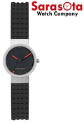 Jacob Jensen Clear Series 420 Midnight Dial Titanium Midnight Rubber Women's Watch
