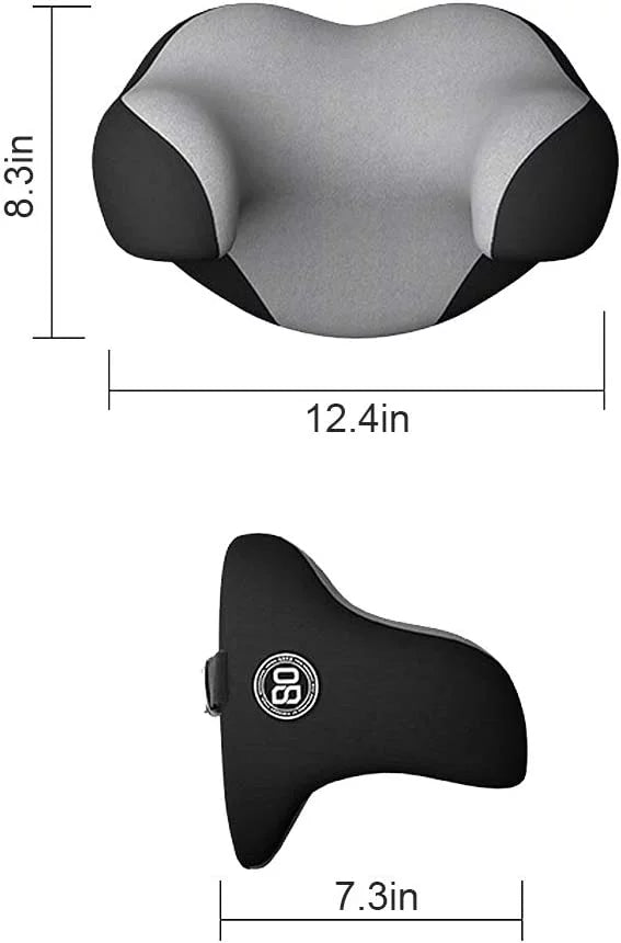 Headrest Pillow for Car Seat, Memory Foam Neck Support Pillow for Neck Pain Relief - U-Shaped Ergonomic Design Soft Travel Pillow for Sleeping and Resting in Car and Office