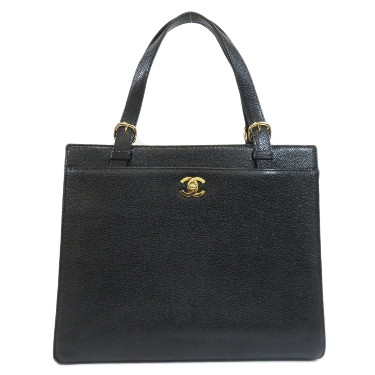 Pre-Owned CHANEL COCO MARK Handbag Caviar Skin Ladies (Good)