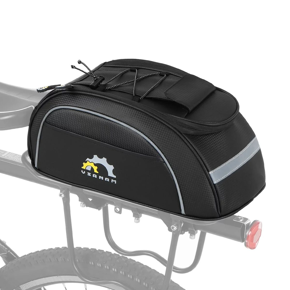 Waterproof Cycling Insulated Cooler Bag MTB Bike Trunk Bag Rear Rack Bag Storage Luggage Carrier Bag Pannier