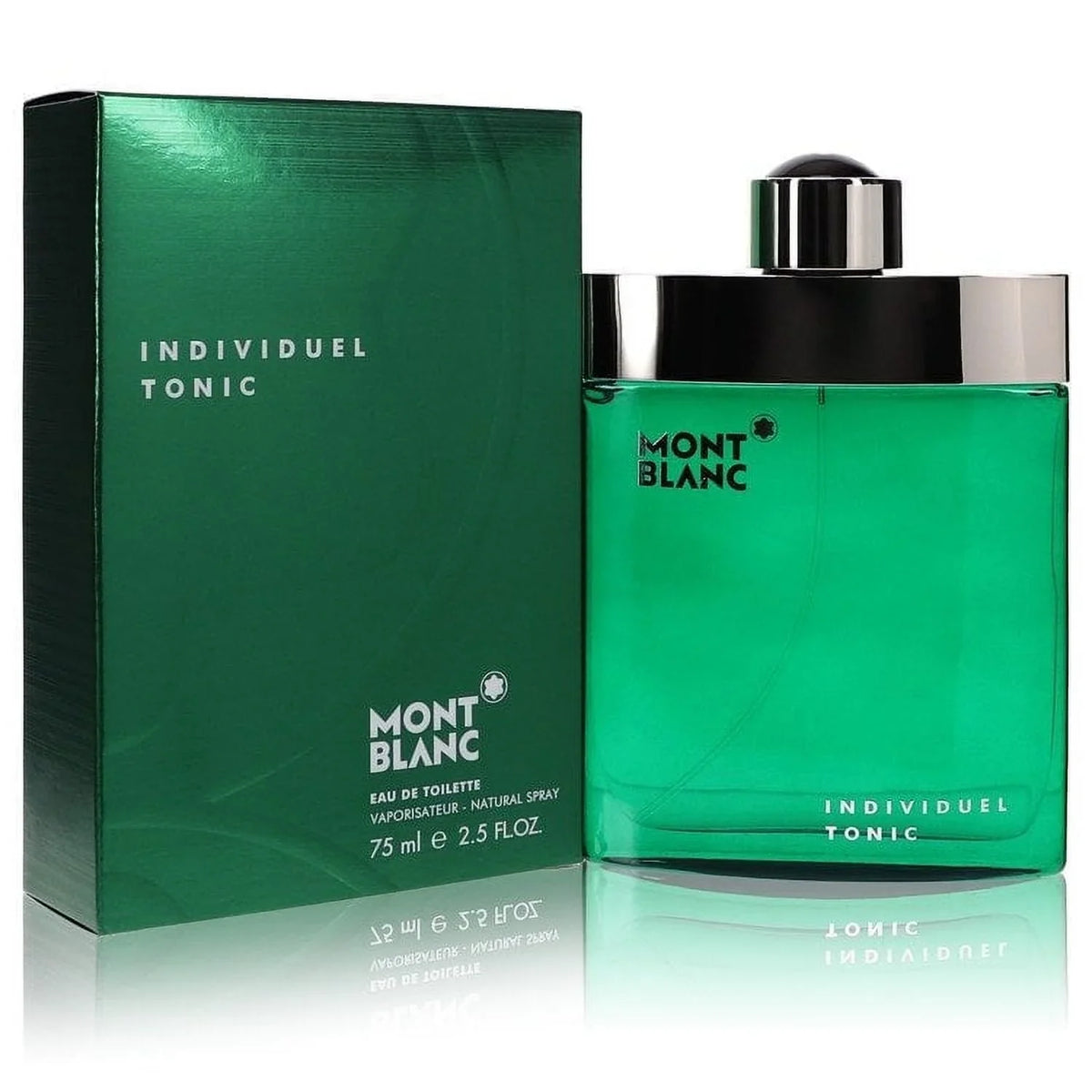 Individuel Tonic by Mont Blanc Eau De Toilette Spray 2.5 oz Pack of 2