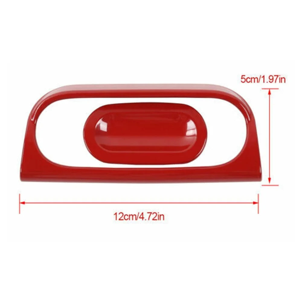 Teledu Red Center Console Armrest Box Switch Cover Trim Accessories F150