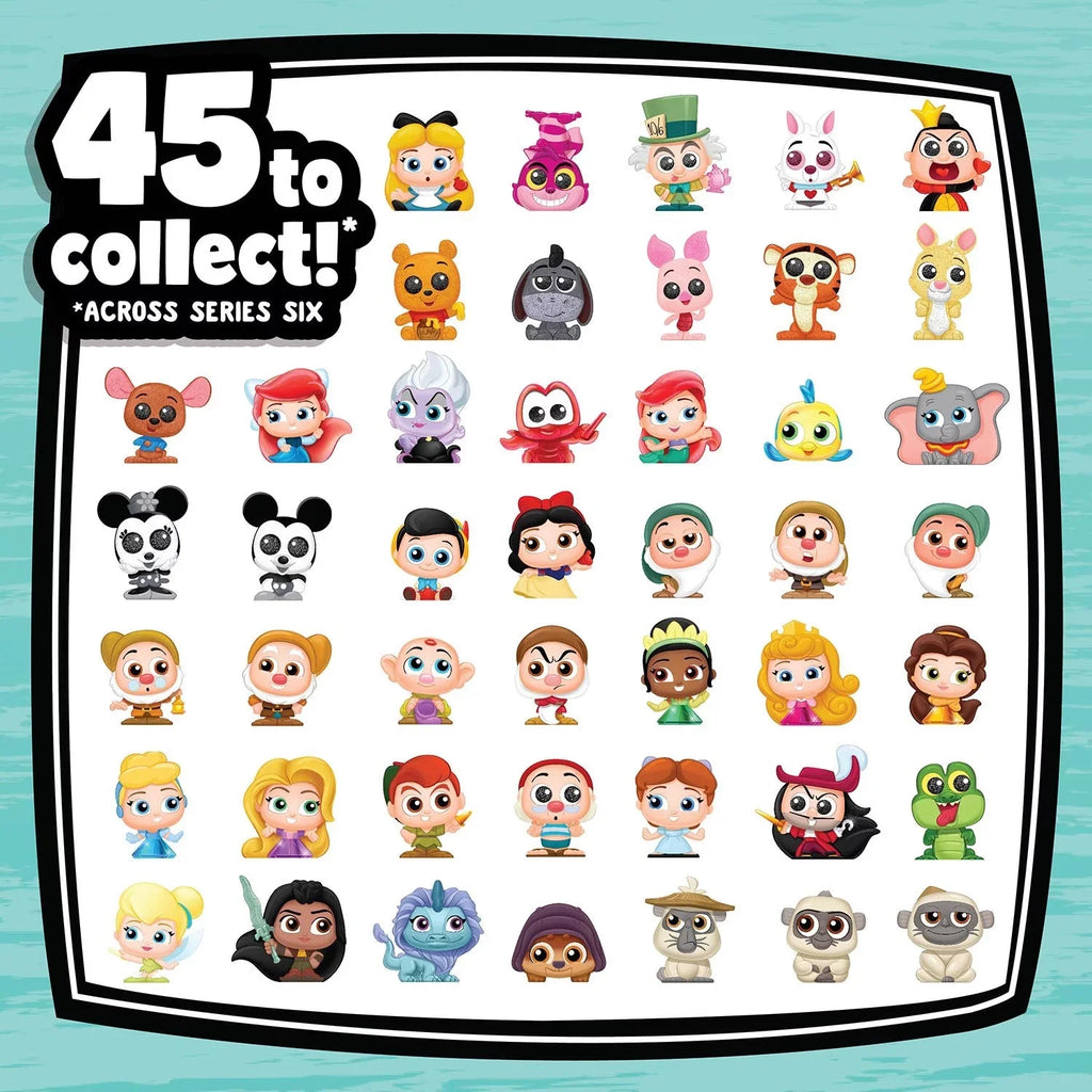 Disney Doorables Multi Peek Series 6 Jeweled Disney Princess Characters, Includes 5, 6, or 7 Collectible Mini Figures, Styles May Vary, Officially Licensed Kids Toys for Ages 5 Up, Gifts and Presents