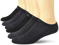 adidas Men's Athletic Cushioned No Show Socks (6-Pair), Onyx - Onix Marl/ Dark Onix, Large, (Shoe Size 6-12)