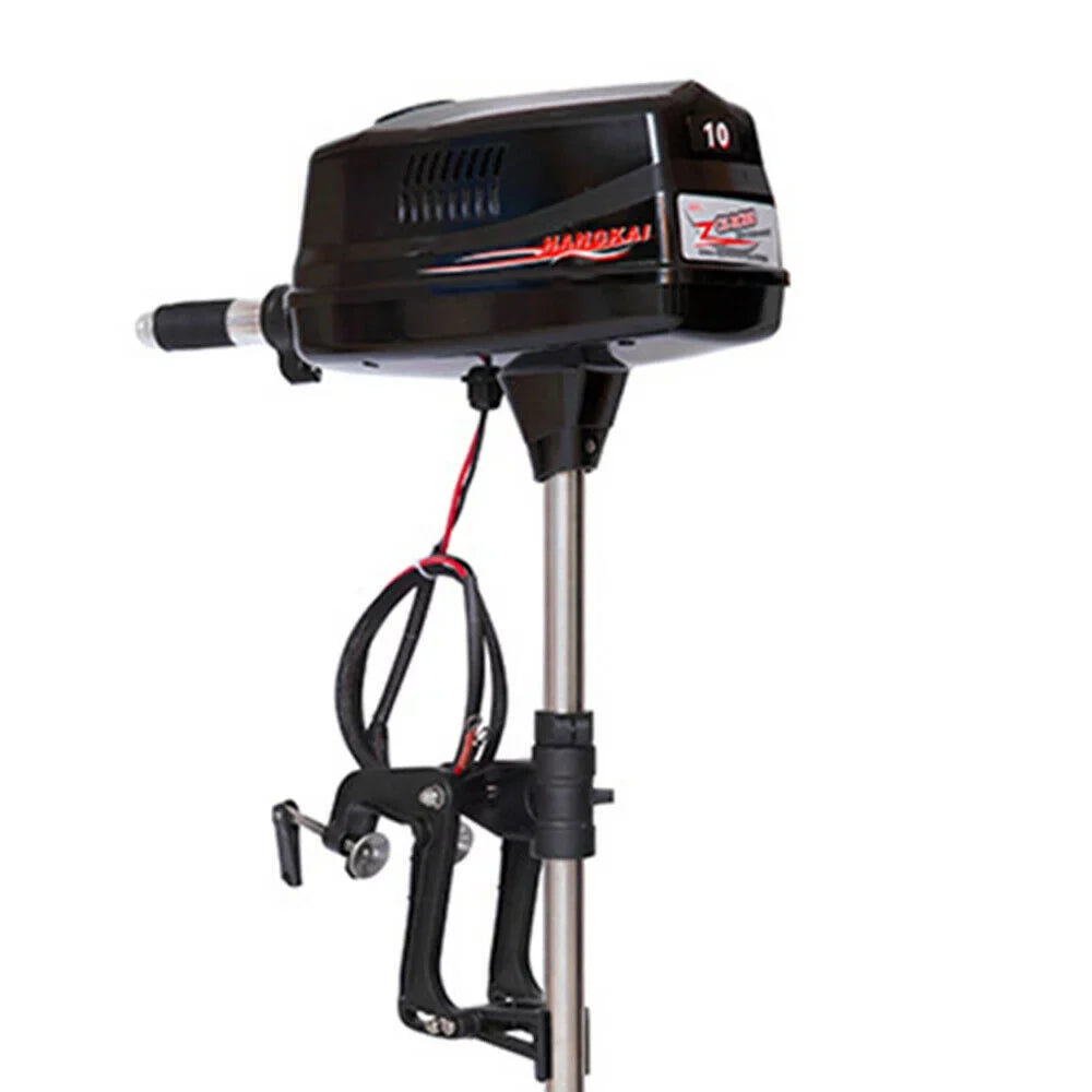 Wuzstar 60V 10HP Electric Outboard Motor Brushless Fishing Boat Engine w/Propel 2.2KW