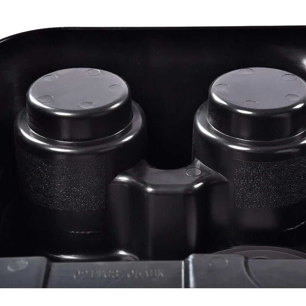 Teledu Fit For 03-12 Dodge Ram 1500 2500 3500 Matte Dark Center Console Cup Holder