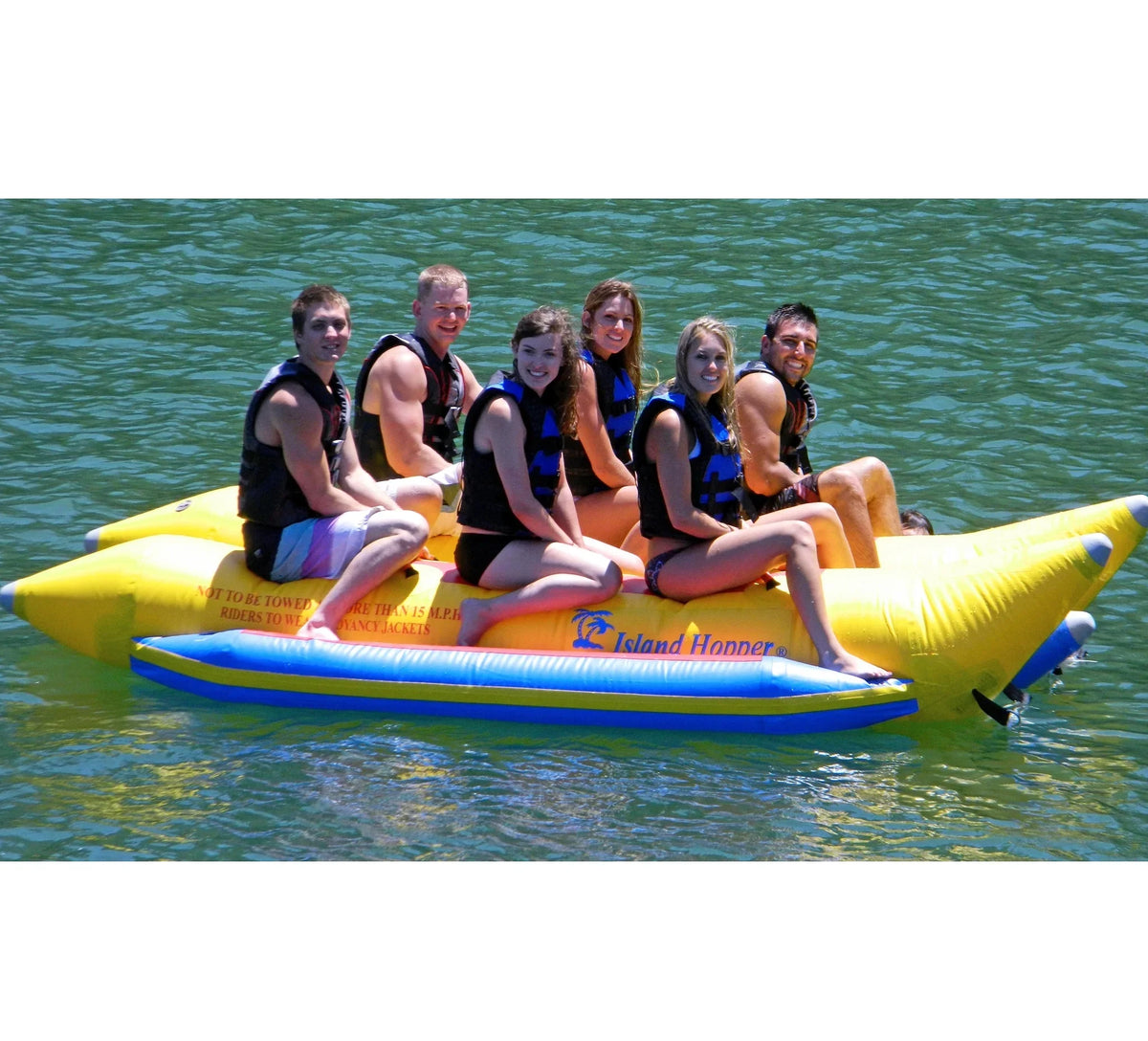 Island Hopper Commercial Side-To-Side Elite Class Banana Boat - 6 Person
