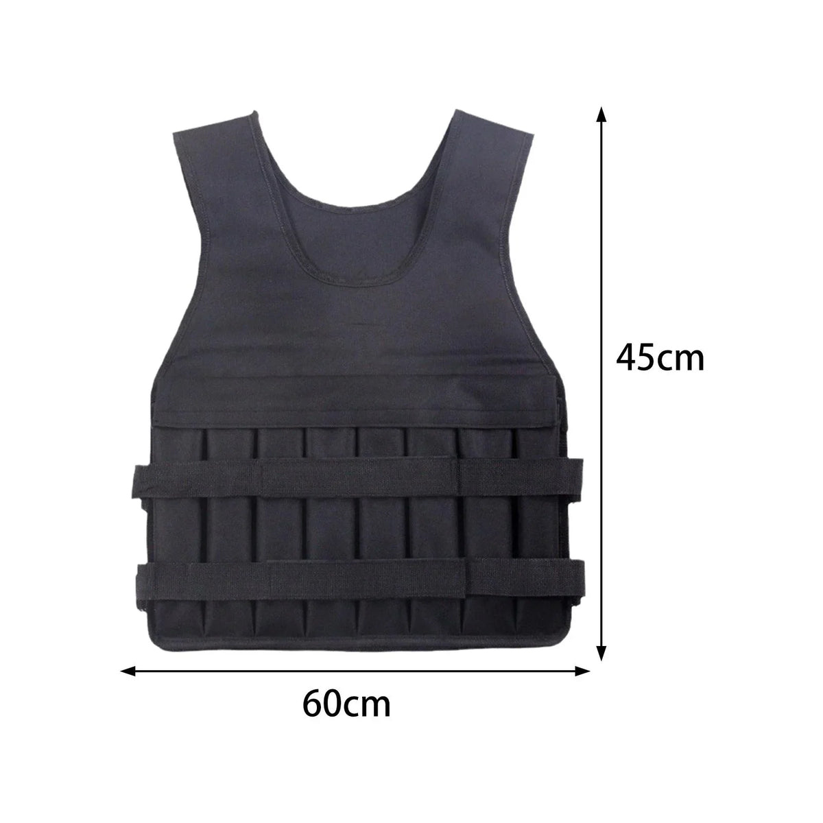 Tnarru Loading Vest Exercise Jacket for Boxing Running Gym Fitness 8 Pockets Exercise Slim Design Strength Training Body Weight Vest