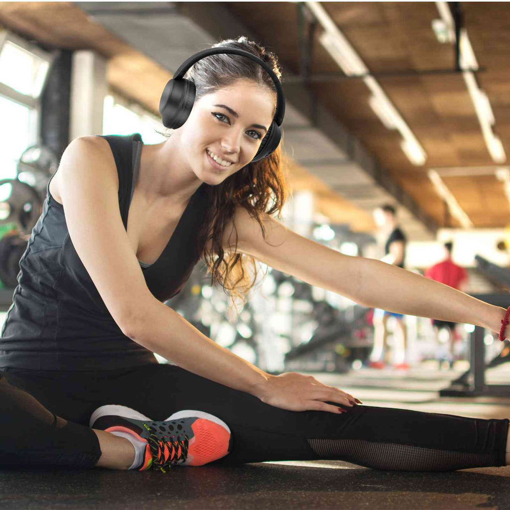UrbanX Perfect Comfort 955 II Overhead Wireless Bluetooth Headphones For Nokia C1 Plus Noise-Cancelling, with – Midnight