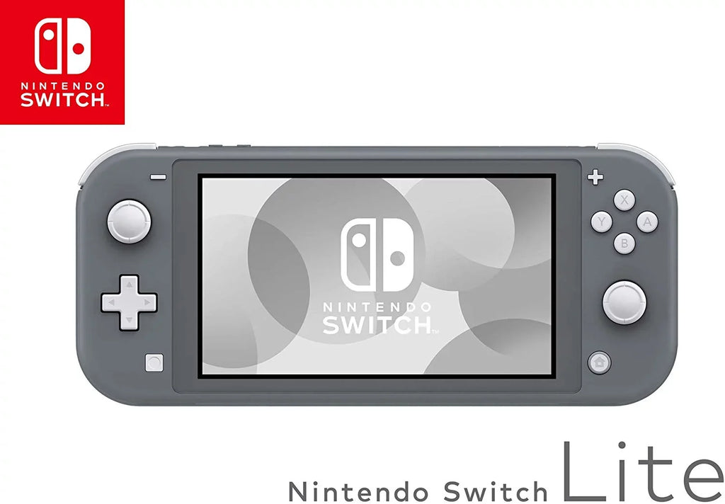 Restored Nintendo Switch Lite Gray With Power Cord (Refurbished)