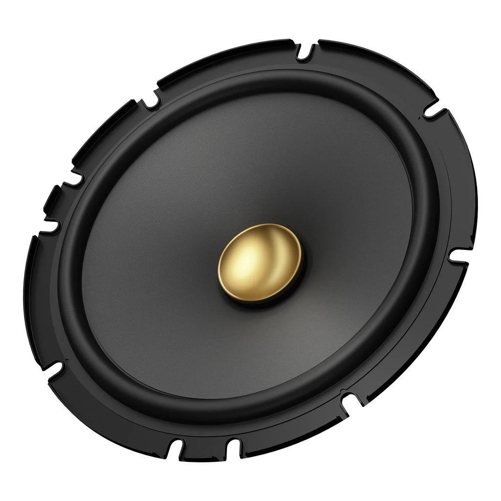 Pioneer TS-A1601C 5-1/4-In. 350-Watt 2-Way Component Speakers Charcoal and Gold, Max Power 2 Pack, TS-A1601C