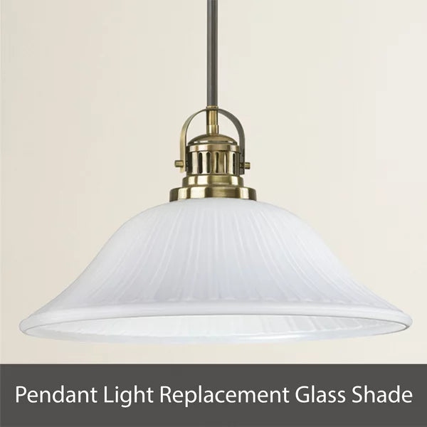 Aspen Creative 23144-11, Frosted Traditional Glass Shade for Medium Base Socket Torchiere Lamp, Swag Lamp and Pendant,13-1/4" Width x 5-1/8" Height.