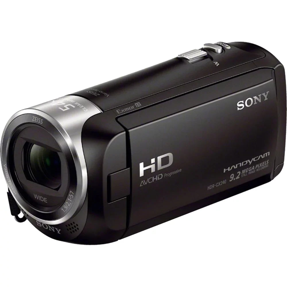 Sony HDRCX405 HD Video Recording Handycam Camcorder Bundle with 32GB Micro SD Memory Card Mini Tripod Travel Case Spare Battery Charger HDMI Cable and More