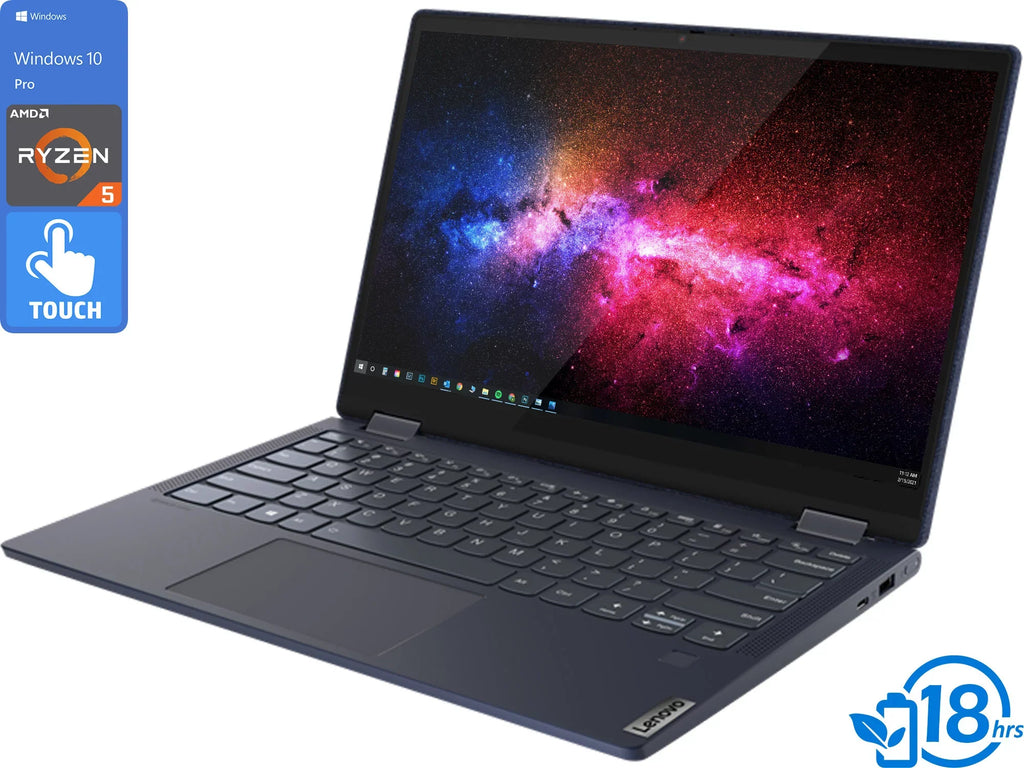 Lenovo Yoga 6 2-in-1, 13.3" IPS FHD Touch Display, AMD Ryzen 5 4650U Upto 4.0GHz, 8GB RAM, 512GB NVMe SSD, Vega 6, DisplayPort via USB-C, Wi-Fi, Bluetooth, Windows 10 Pro