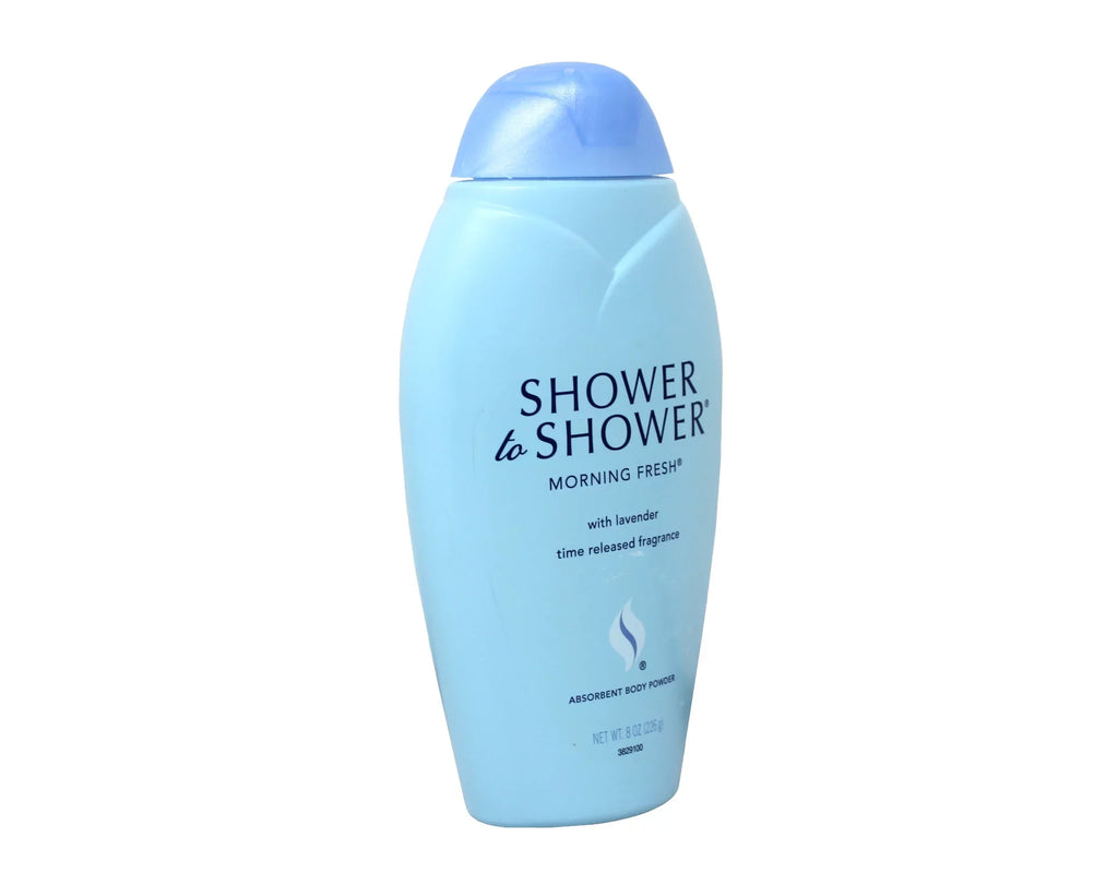 5 Pack - Shower To Shower Absorbent Body Powder Morning Fresh 8 oz Each
