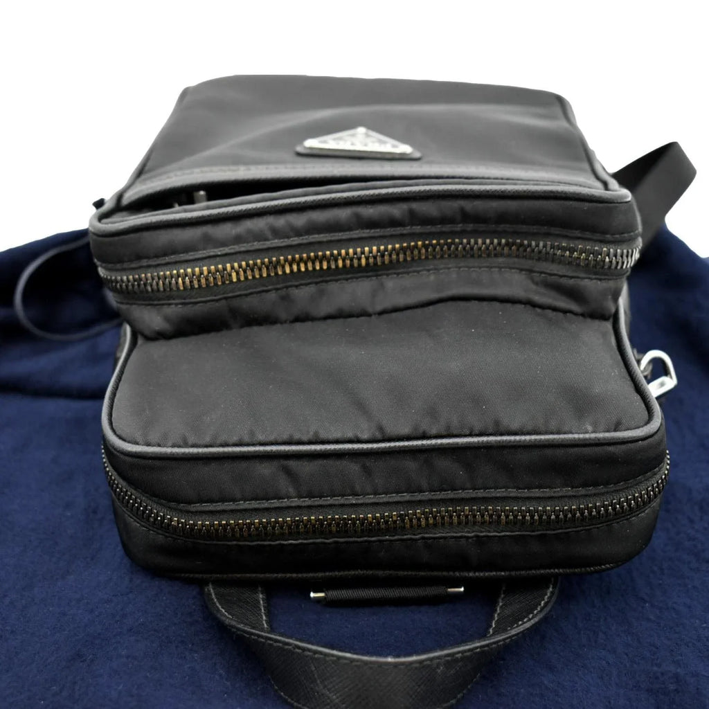 Pre-owned PRADA 2vz026 Nylon Backpack Bag Midnight