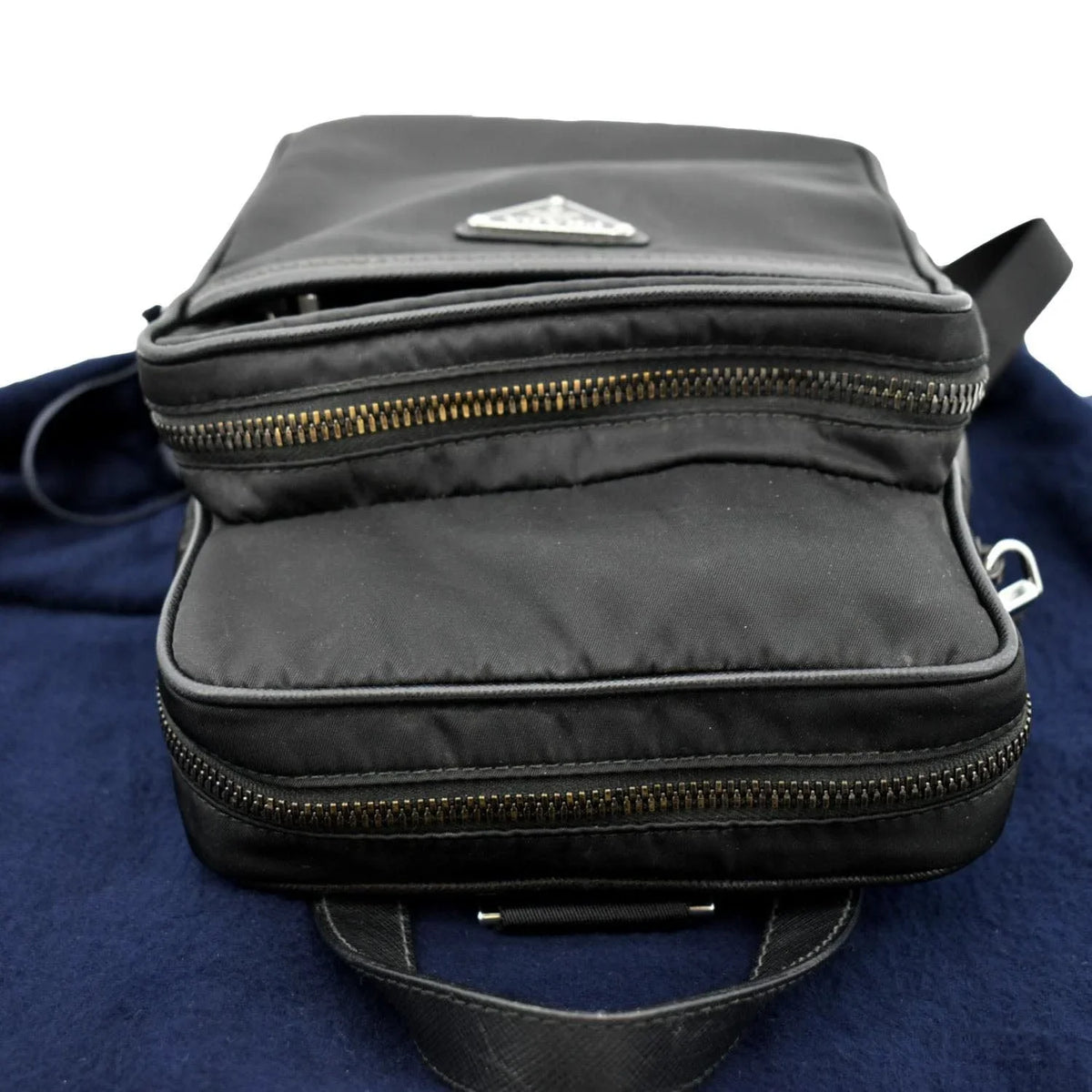 Pre-owned PRADA 2vz026 Nylon Backpack Bag Midnight