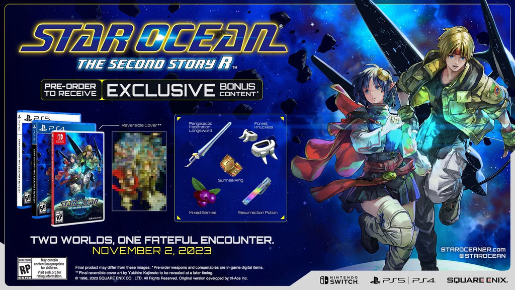 Star Ocean The Second Story R, PlayStation 4