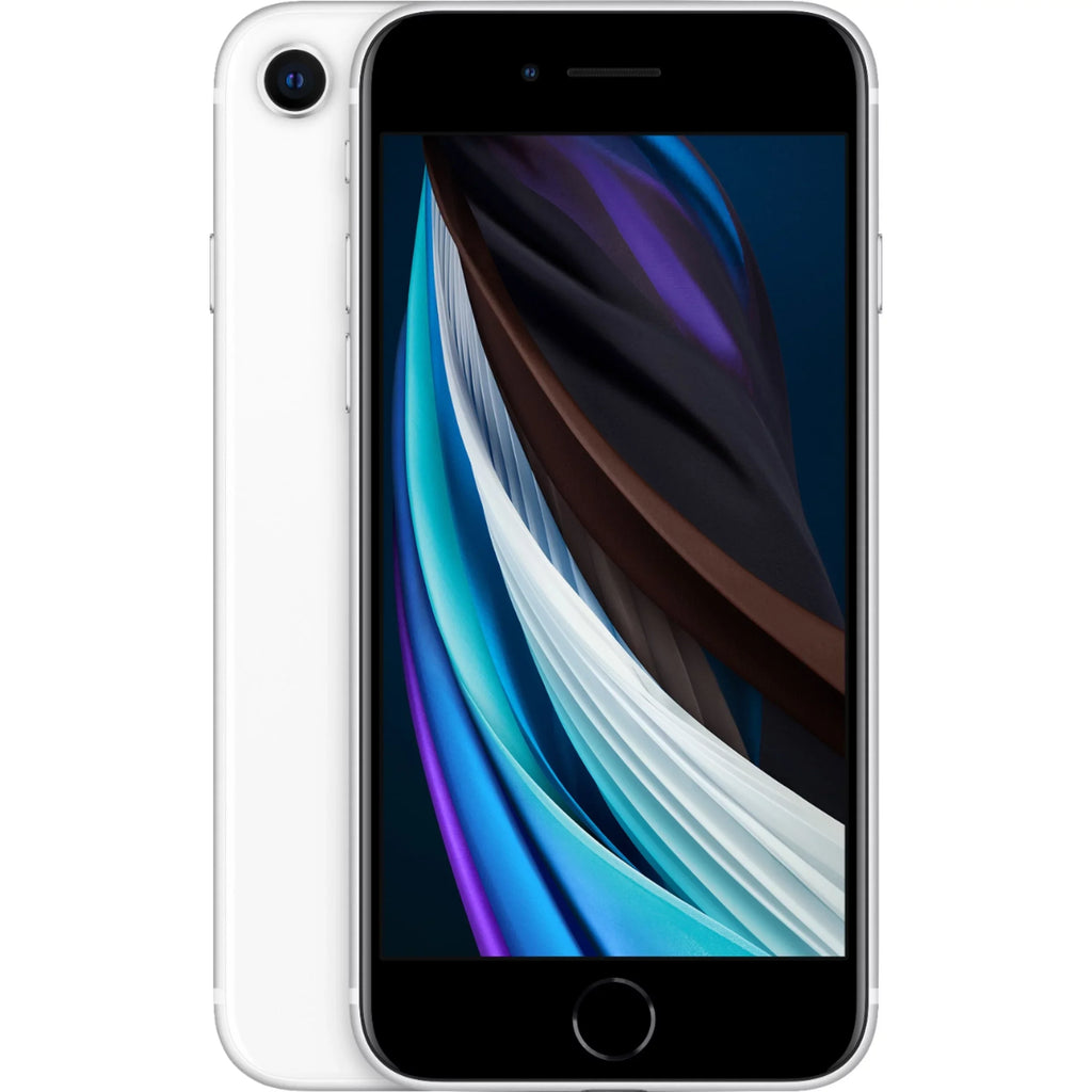 Pre-Owned Apple iPhone SE 2nd 256GB 4.7" 4G LTE Fully Unlocked, White (Refurbished: Good)