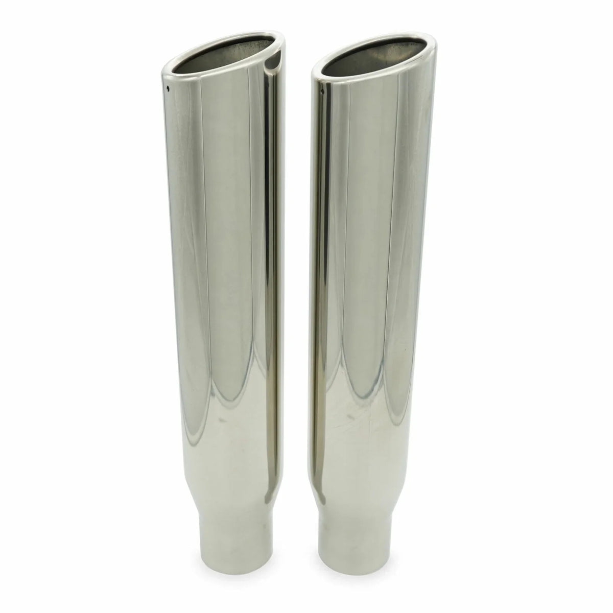 Dual Exhaust Kit 2.5" Flowmaster Super 40 Rear Exit RC Tips 80-86 Ford F-Series