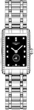 Longines DolceVita Steel Dark Dial Diamond Women's Watch L5.255.0.57.6