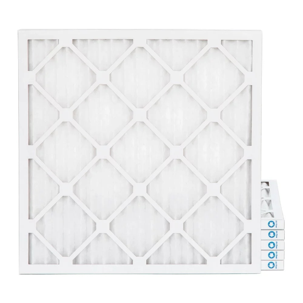 Pamlico Air 18x18x1 MERV 8 Pleated AC Furnace Air Filters. Quantity 6. (Actual Size: 17.75 x 17.75 x 0.75 Inch