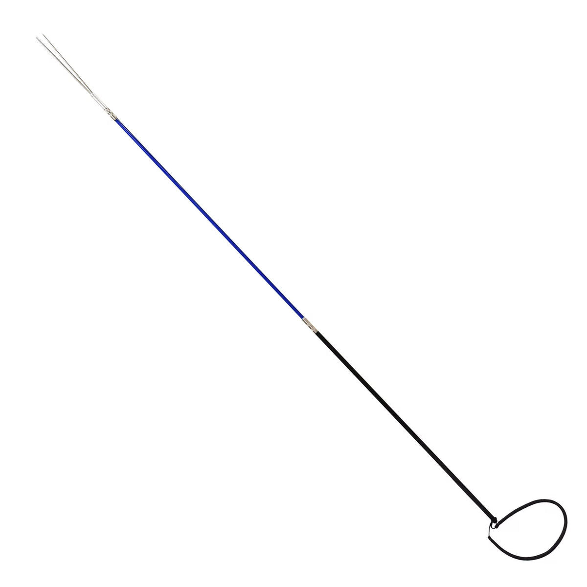 Scuba Choice Heavy Duty 7ft Blue Fiberglass Midnight Alum Pole Spear w/3 Prong Tip