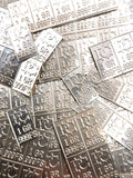 (6 Bars) 57.5 Pure Silver Bars Divides to 10, 7.5, 5, 2.5 Grain Bars .999 Fine Silver Snaps Apart to Individual in Ingots 22.2 Grams Total
