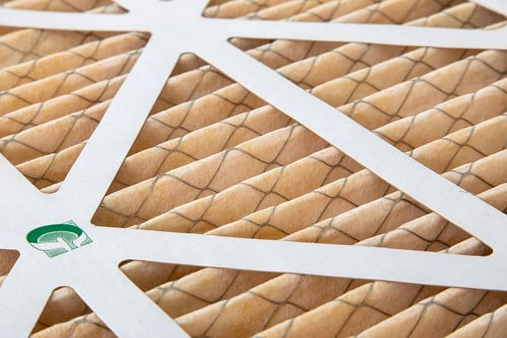 3 Pack of 12x20x2 MERV 11 Pleated 2" Unit Air Filters by Glasfloss. Actual Size: 11-1/2 x 19-1/2 x 1-3/4