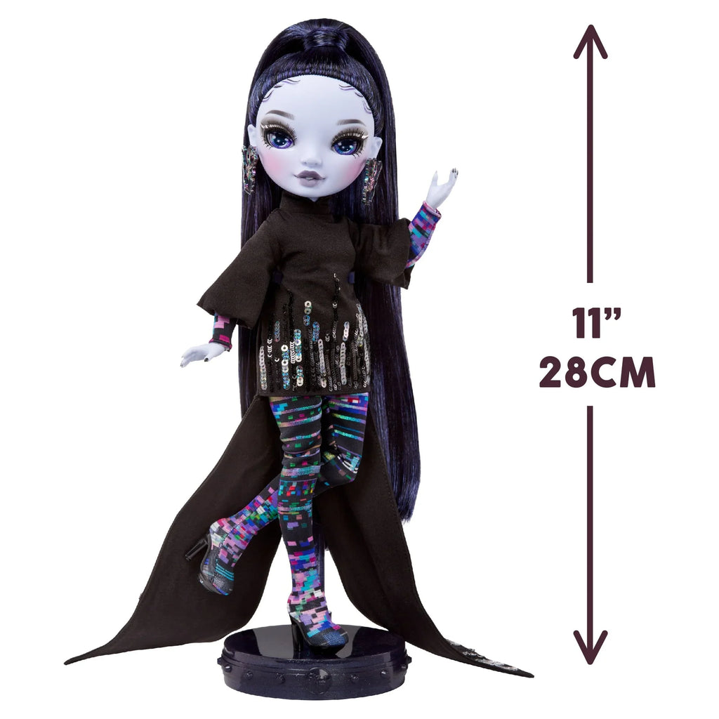 Rainbow High Shadow High Reina Glitch Crowne - Purple Fashion Doll. Fashionable Outfit & 10+ Colorful Play Accessories. Great Gift for Kids 4-12 Years Old & Collectors