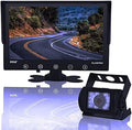Pyle Car Truck Reverse Parking Waterproof Rearview Camera Kit W/ 9" LCD Display Monitor, 12-24V