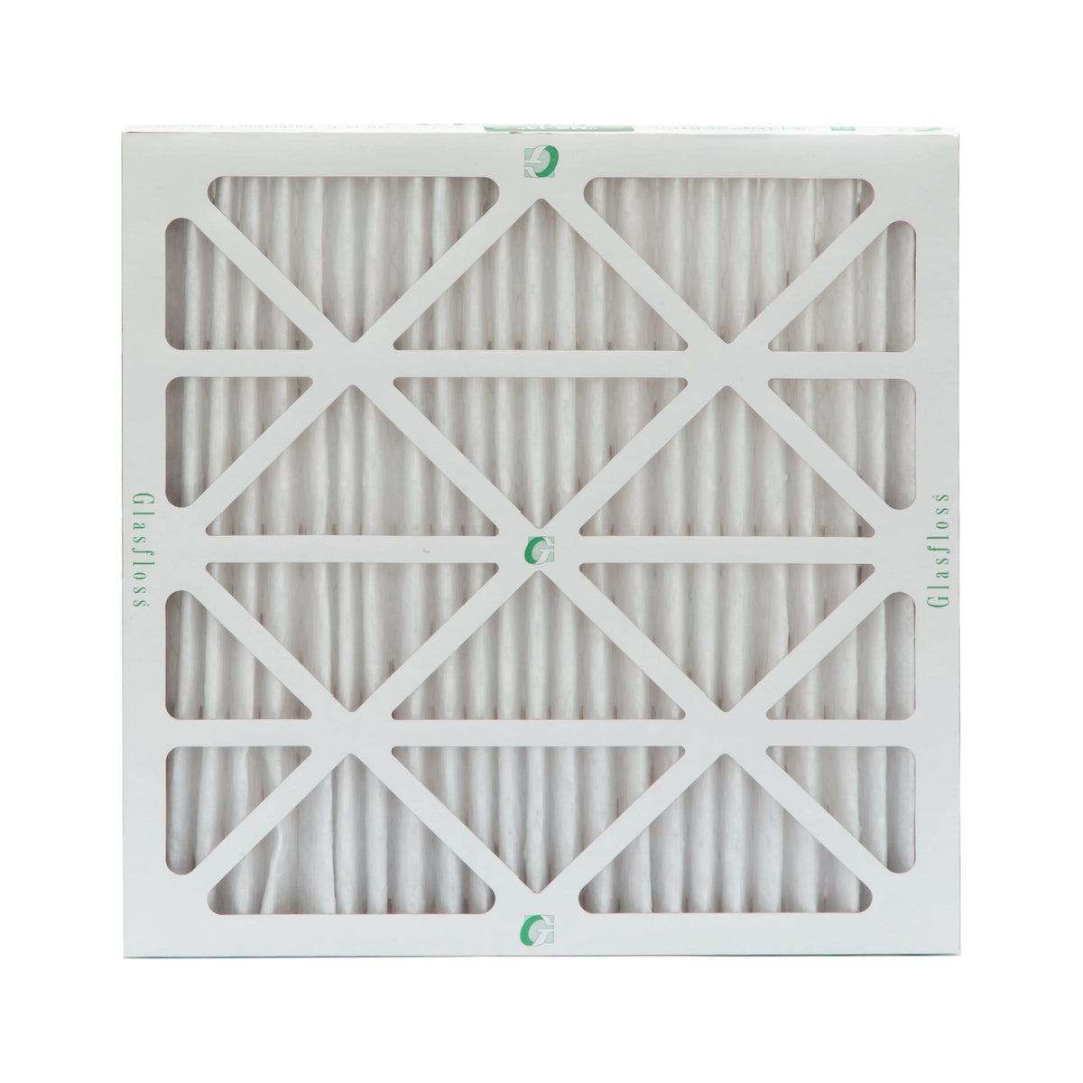3 Pack of 24x24x2 MERV 13 Pleated 2" Centimeter Air Filters by Glasfloss. Actual Size: 23-3/8 x 23-3/8 x 1-3/4