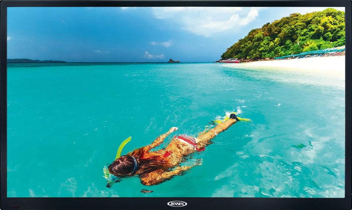 JENSEN JTV32DC HD Ready 32" Unit LED TV with Integrated HDTV (ATSC) Tuner, HD ready (1080p, 720p, 480p), 12V DC, specially built for Boats, Yacht, RV Recreational Vehicle, Trailer, Camper, Motor Home